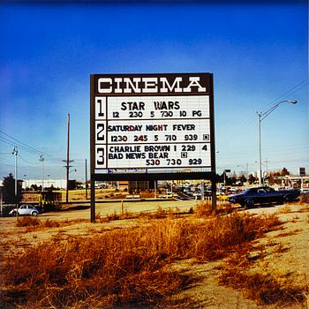 Robert Zuckerman, "Star Wars Marquee, Albuquerque, New Mexico", 1977.