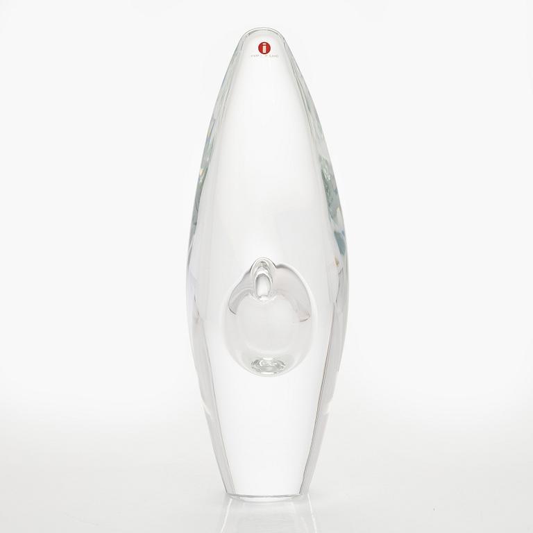 Timo Sarpaneva, glasskulptur, "Orkidé", signerad Timo Sarpaneva 15/1987.