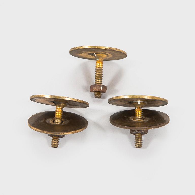 Vägglampor, 3, st,  beställningsarbete Idman 1943.