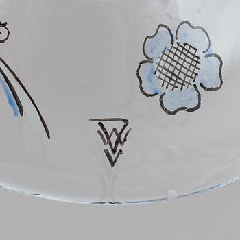 A Wiener Werkstätte glass vase, early 20th Century.