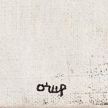 BENGT ORUP, oil on canvas, signed and dated 1955 on the stretcher.