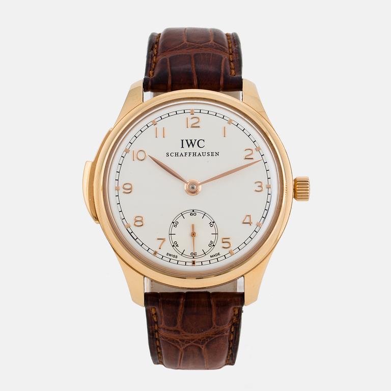 IWC, Schaffhausen, Portuguese Minute Repeater, wristwatch, 44 mm.