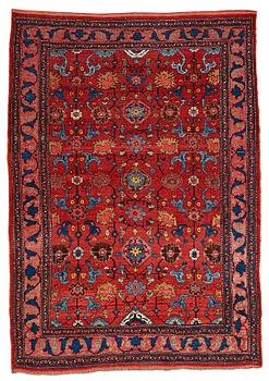 285. MATTO, a semi-antique Bidjar, ca 203 x 144,5 cm (as well as the ends with 2,5 and 3 cm flat weave).