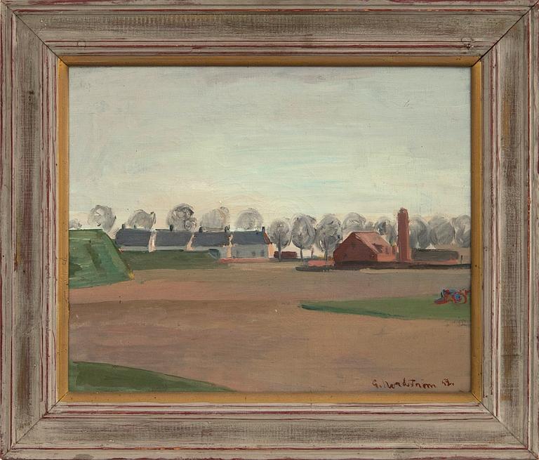 Gerhard Nordström, "Vårljus över slätten".