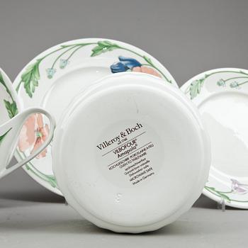MATSERVIS, ca 32 delar, porslin, "Amapola", Villeroy & Boch.