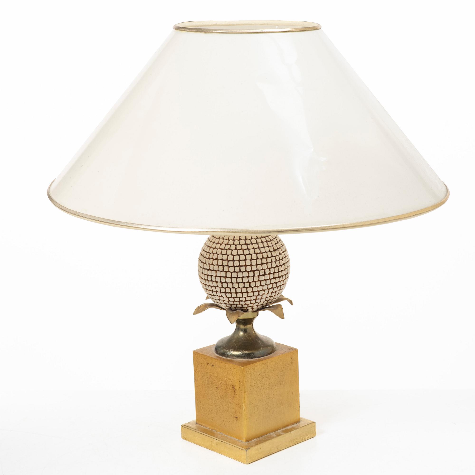 Table lamp, possibly Maison Charles, France, 1970s/80s.