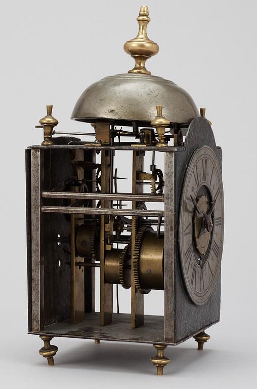 A French 18th century lantern clock.