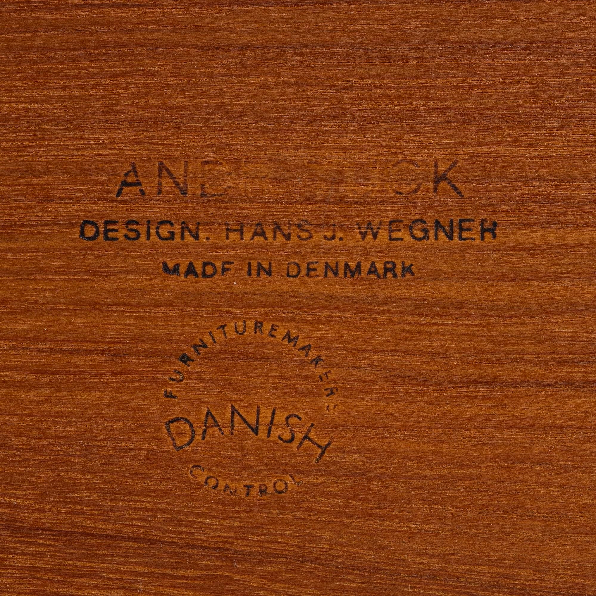 Hans J. Wegner, sewing-/side table "AT-33" Andreas Tuck Denmark.