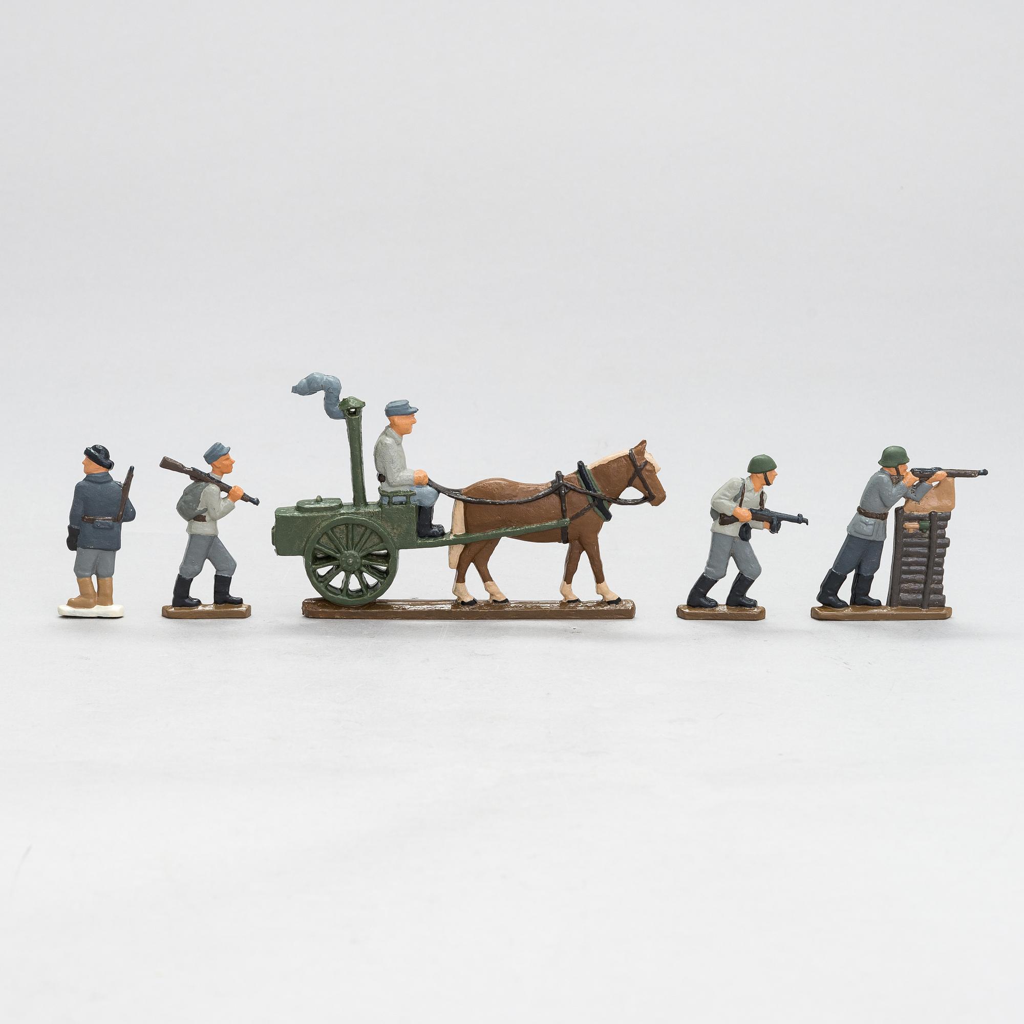 Raimo Heino, 'Suomalainen sotilas', a set of Finnish tin soldiers, Tillander.