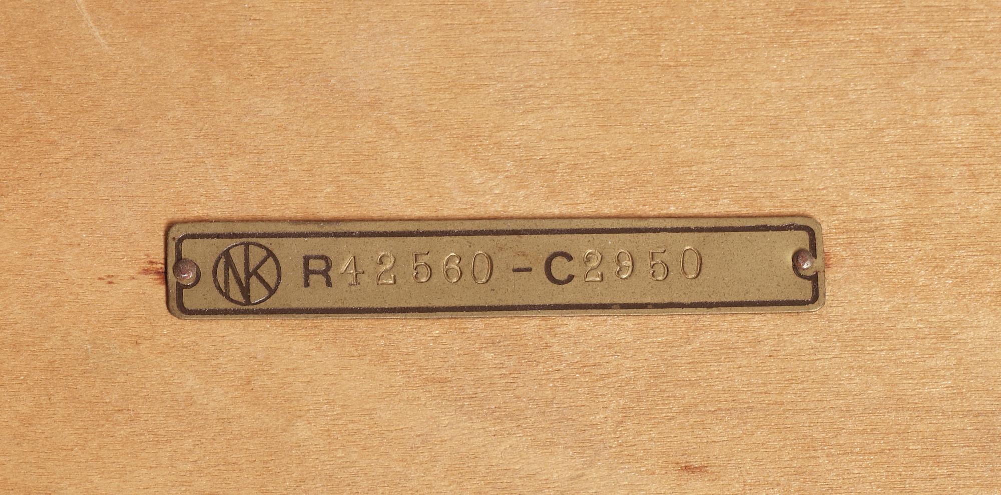 An Axel-Einar Hjorth 'Caesar' birch console table by NK Swden 1930's.