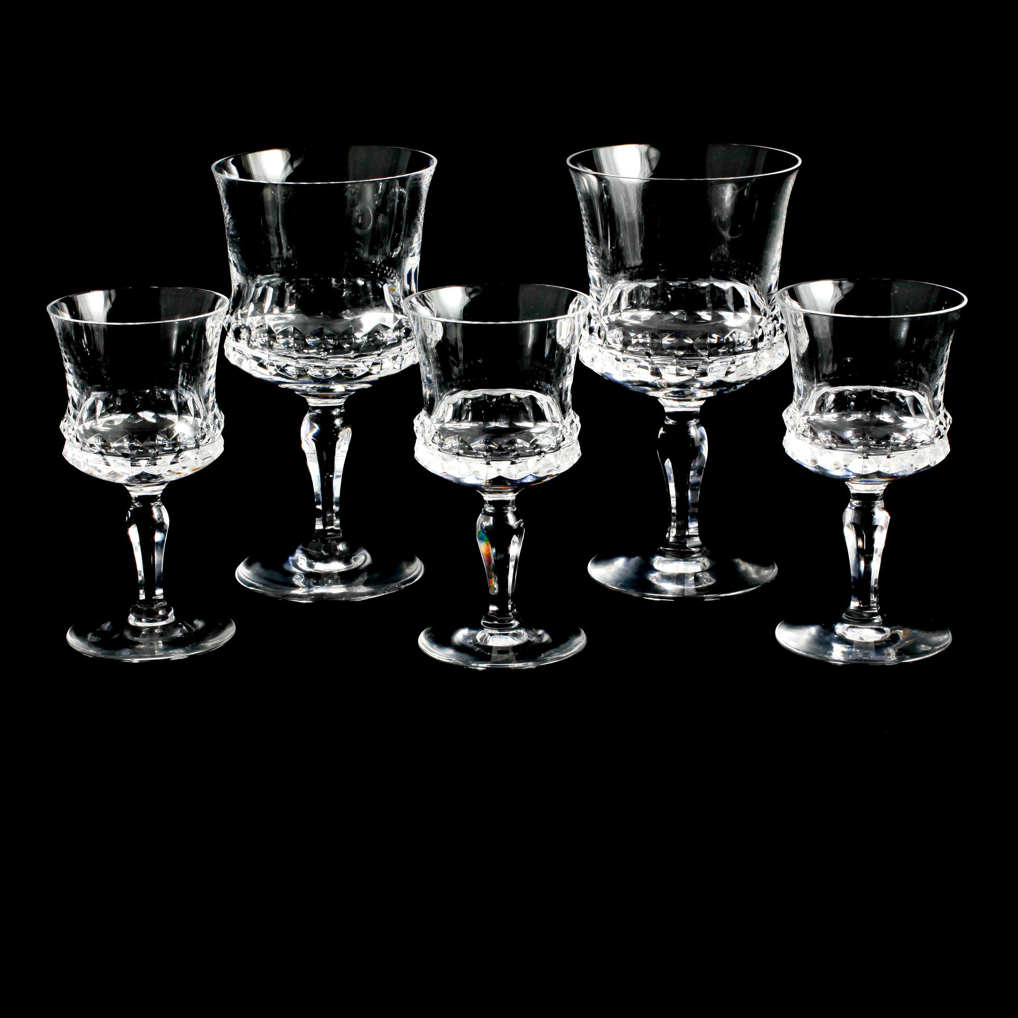 GLAS, 9+13 st, "Silvia", Ingeborg Lundin, Orrefors, 1900-talets andra hälft.