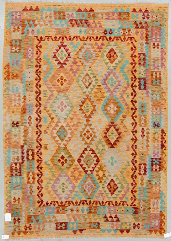 MATTA, Kelim, Uzbek. Ca 292x208 cm.