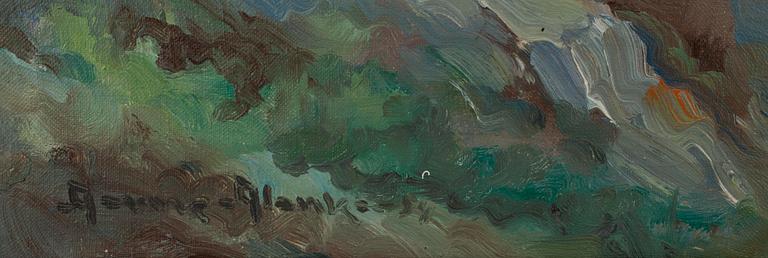 AARNE ALANKO, olja på duk, signerad och daterad -54.