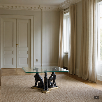 Coffee table, likely Maitland-Smith, 1980's.