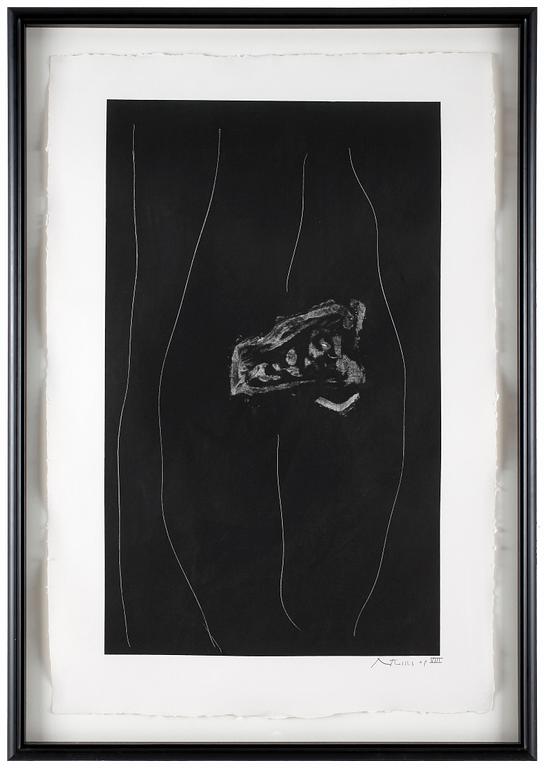 Robert Motherwell, "Soot-black stone #2".