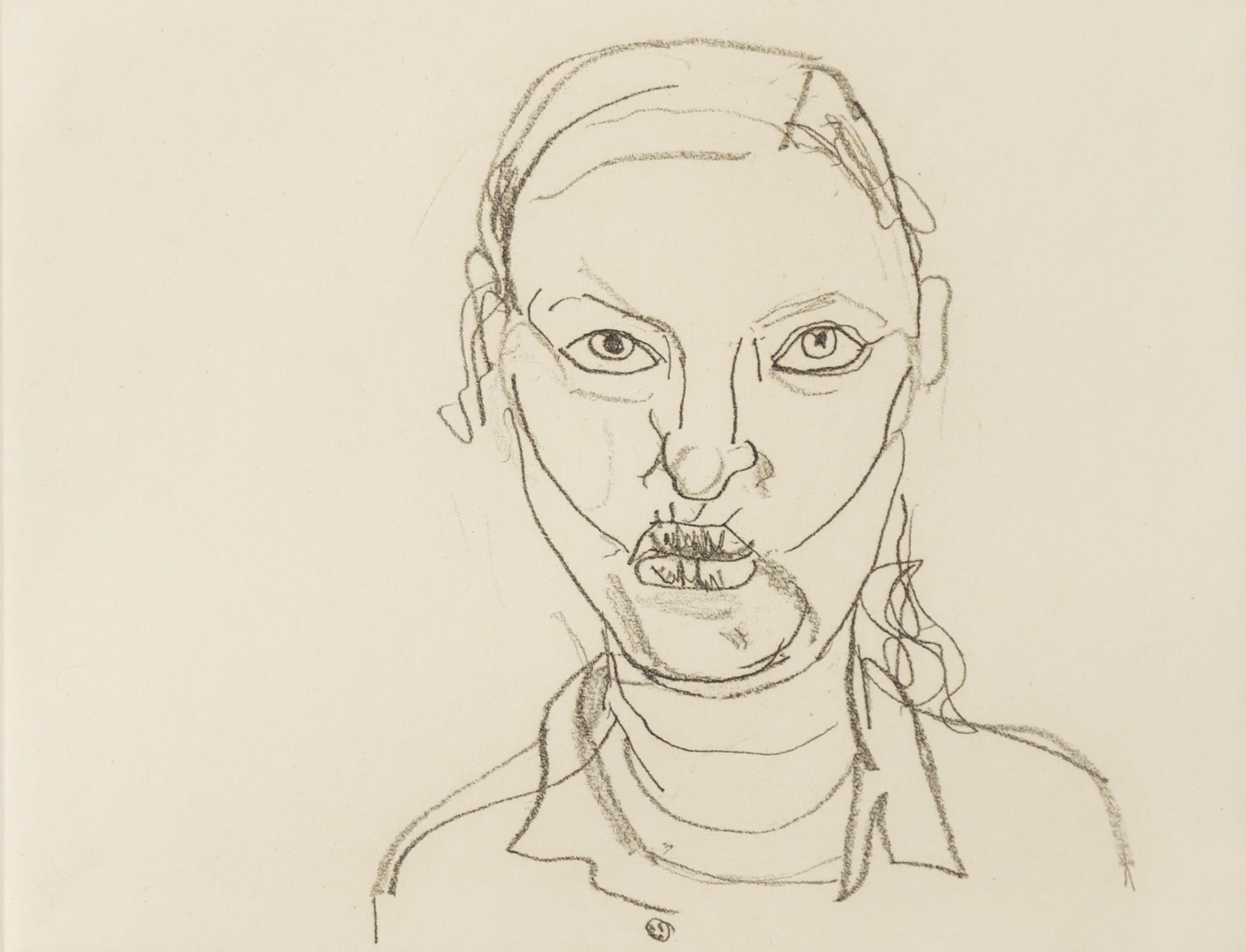 Lena Cronqvist, "Grimaser III".