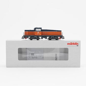 Märklin, diesellok, spår H0, i kartong.