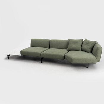 Piero Lissoni, "Avio" Sofa System Righthand Table, Knoll.