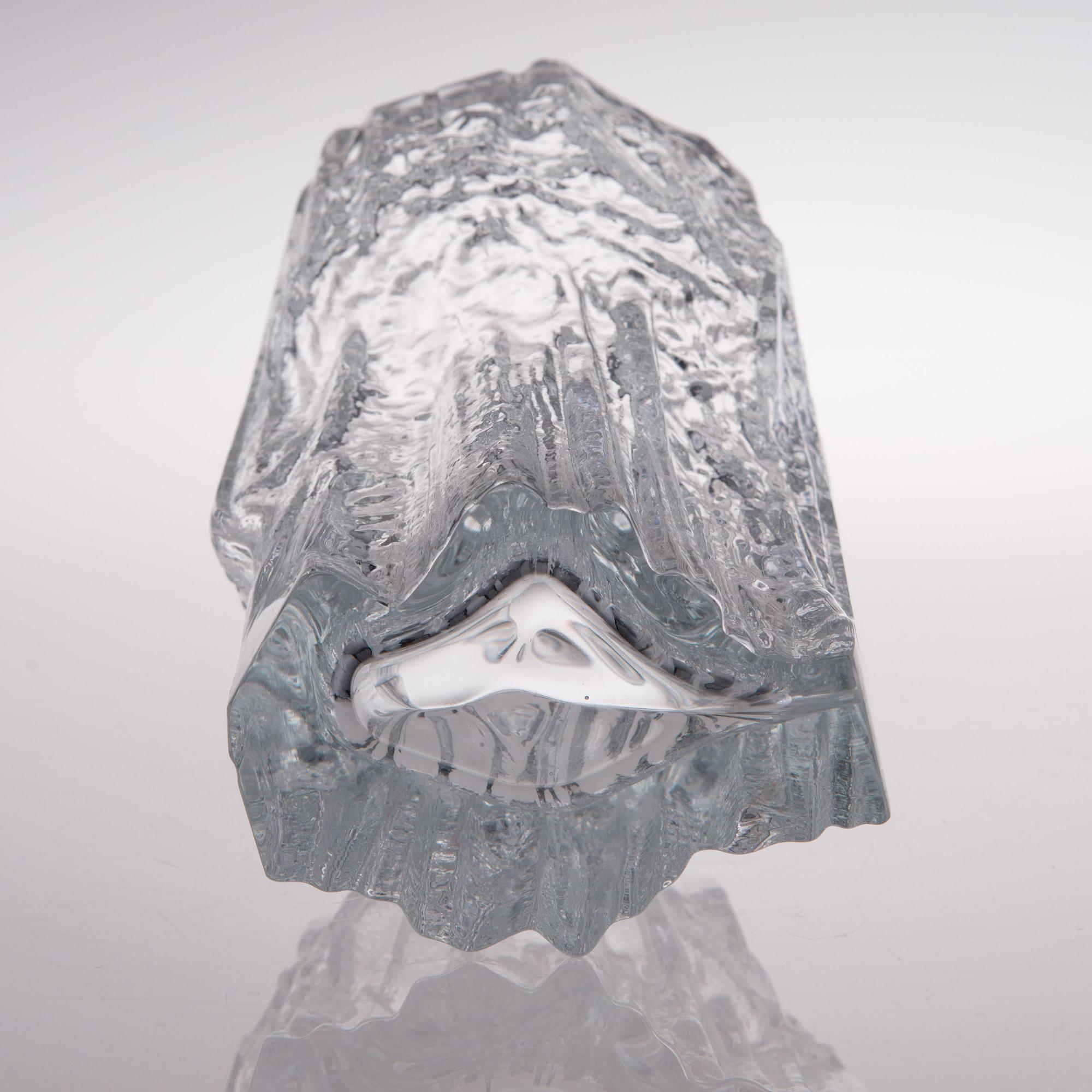 TAPIO WIRKKALA, MALJAKKO, glas, "Marmora" 3544. Iittala.