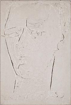 SIRI DERKERT, väggreliefer, ett par, varav en sign. 1962-62.