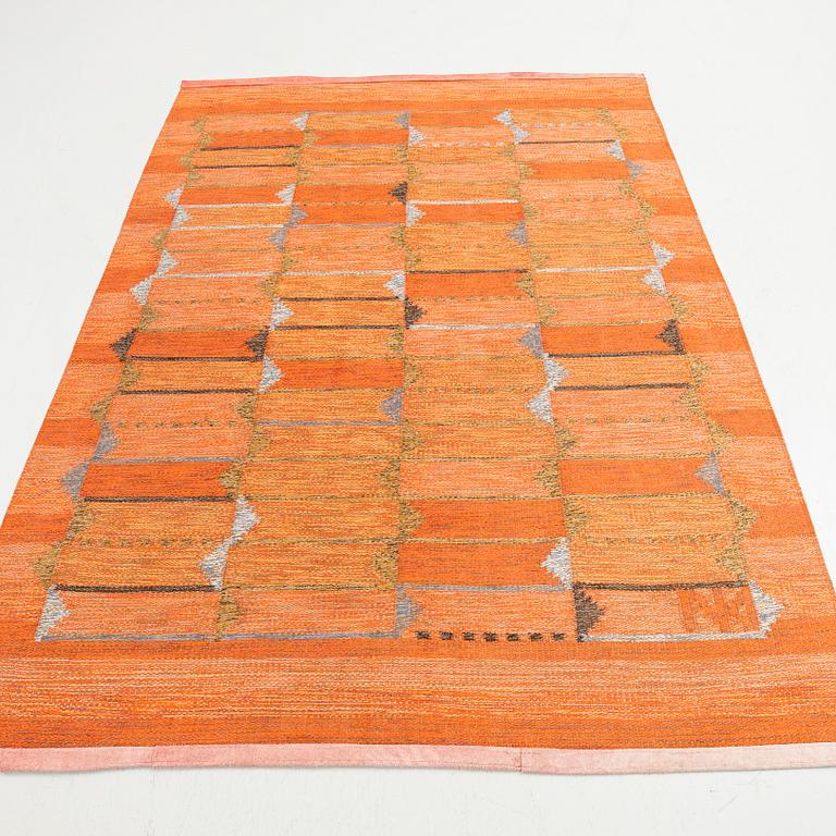 Rug, flat weave, 225 x 160 cm, 1960s/70s.