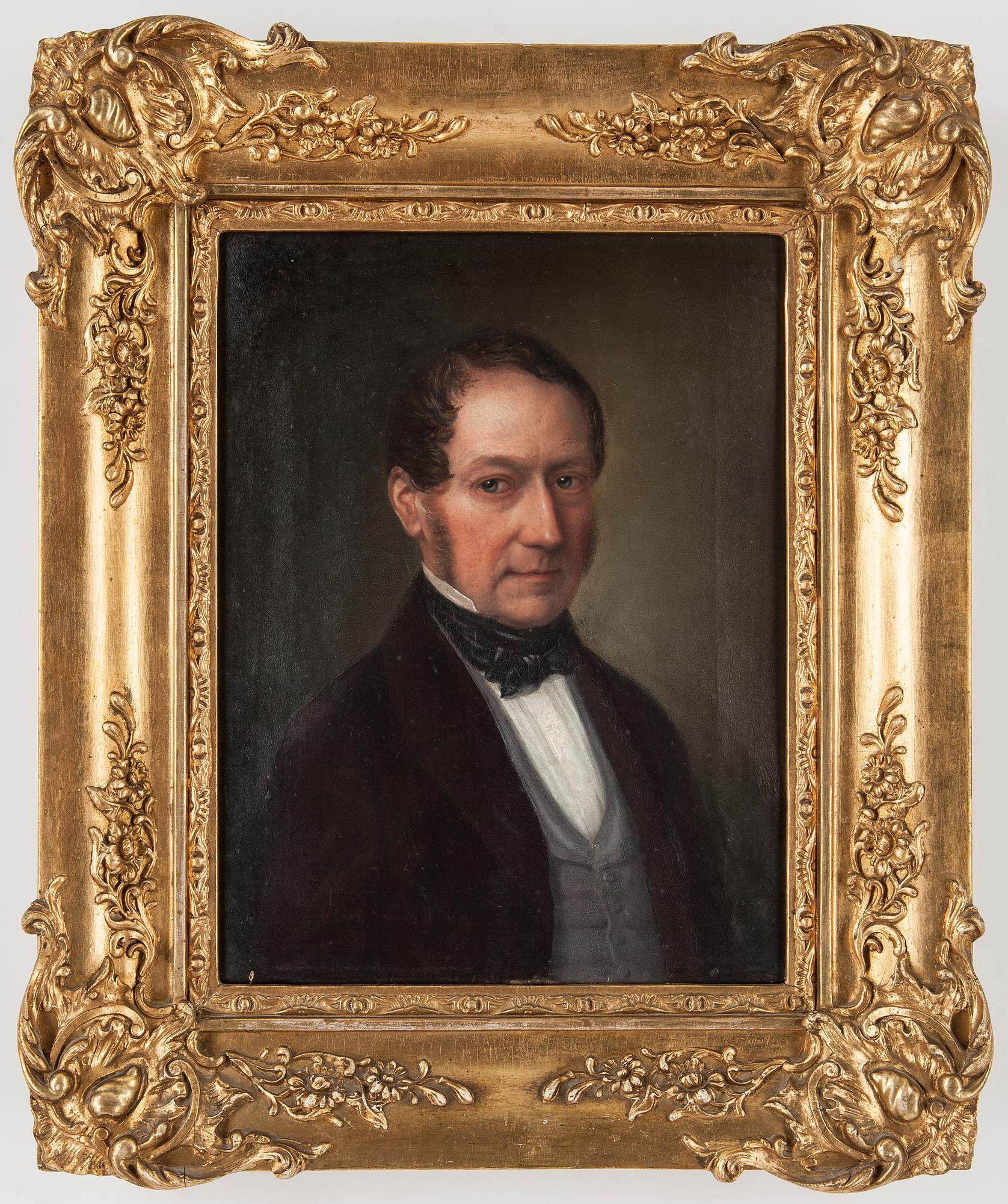 OKÄND KONSTNÄR, ett par, olja på duk, ej signerade, 1800-tal.