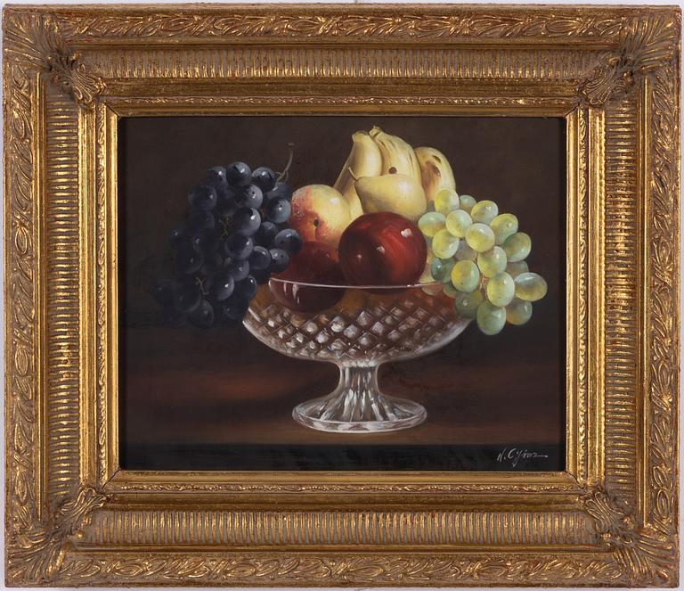 Okända konstnärer, stilleben, 2 st.