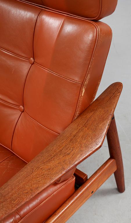 FÅTÖLJ, "FD164", Arne Vodder, France & Son, 1900-talets mitt.