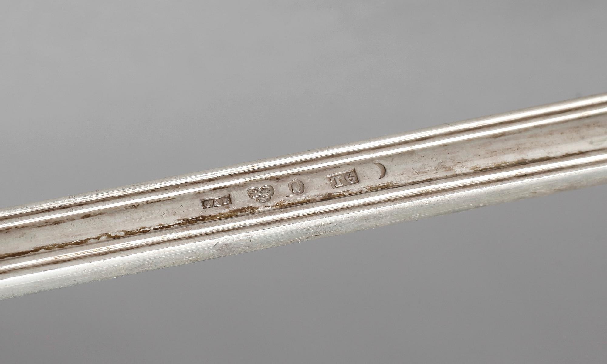 SOPPSLEV, silver, GAB, Stockholm, 1897. Vikt ca 250g.