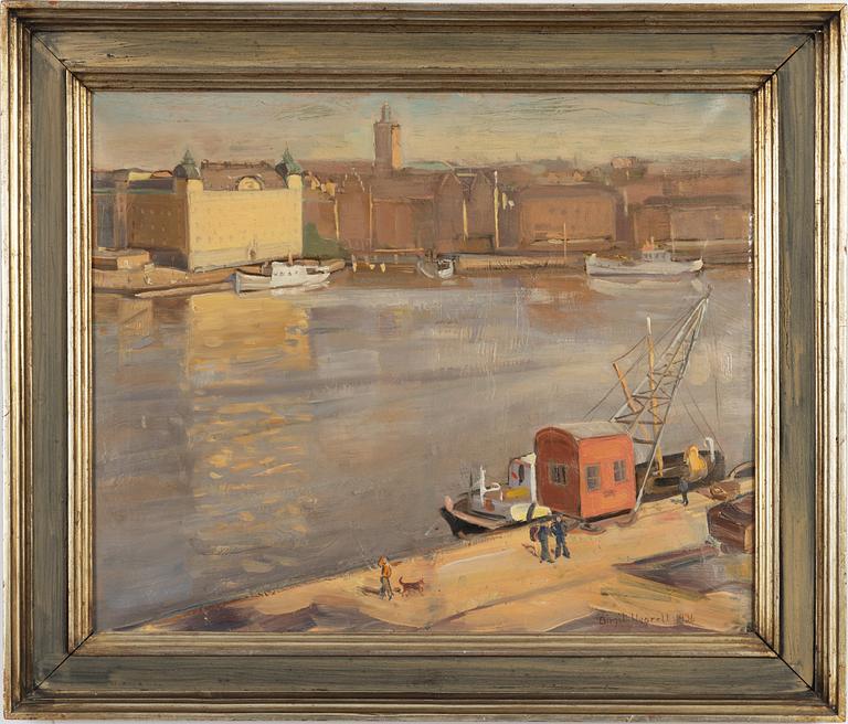 Birgit Hygrell, oil on canvas, signed and dated 1936.
