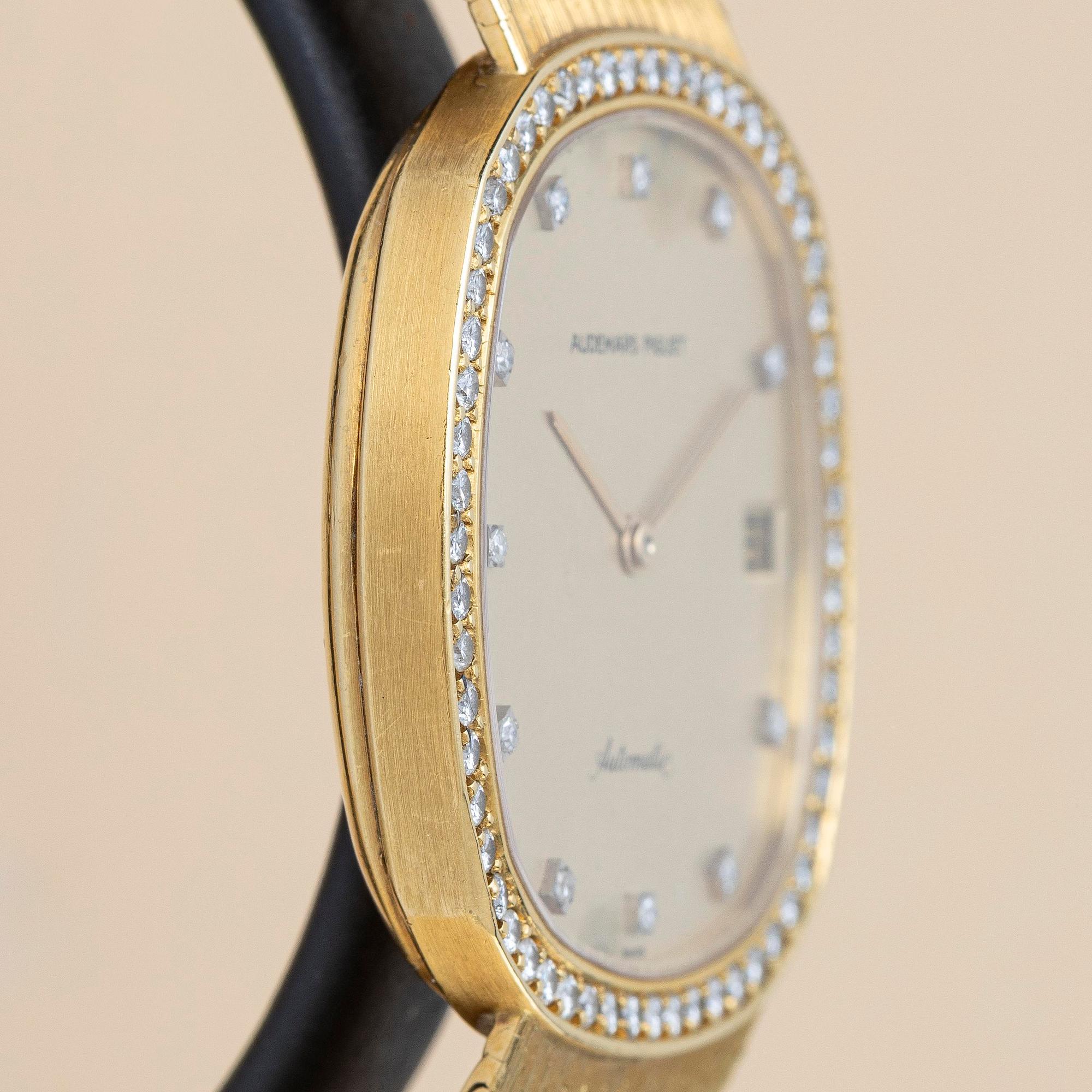 Audemars Piguet, "Diamond Dial & Diamond bezel", ca 1975.