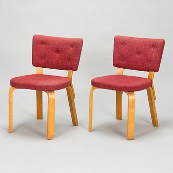 Alvar Aalto, A set of five mid-20th century '69' chairs for O.Y. Huonekalu- ja Rakennustyötehdas A.B.