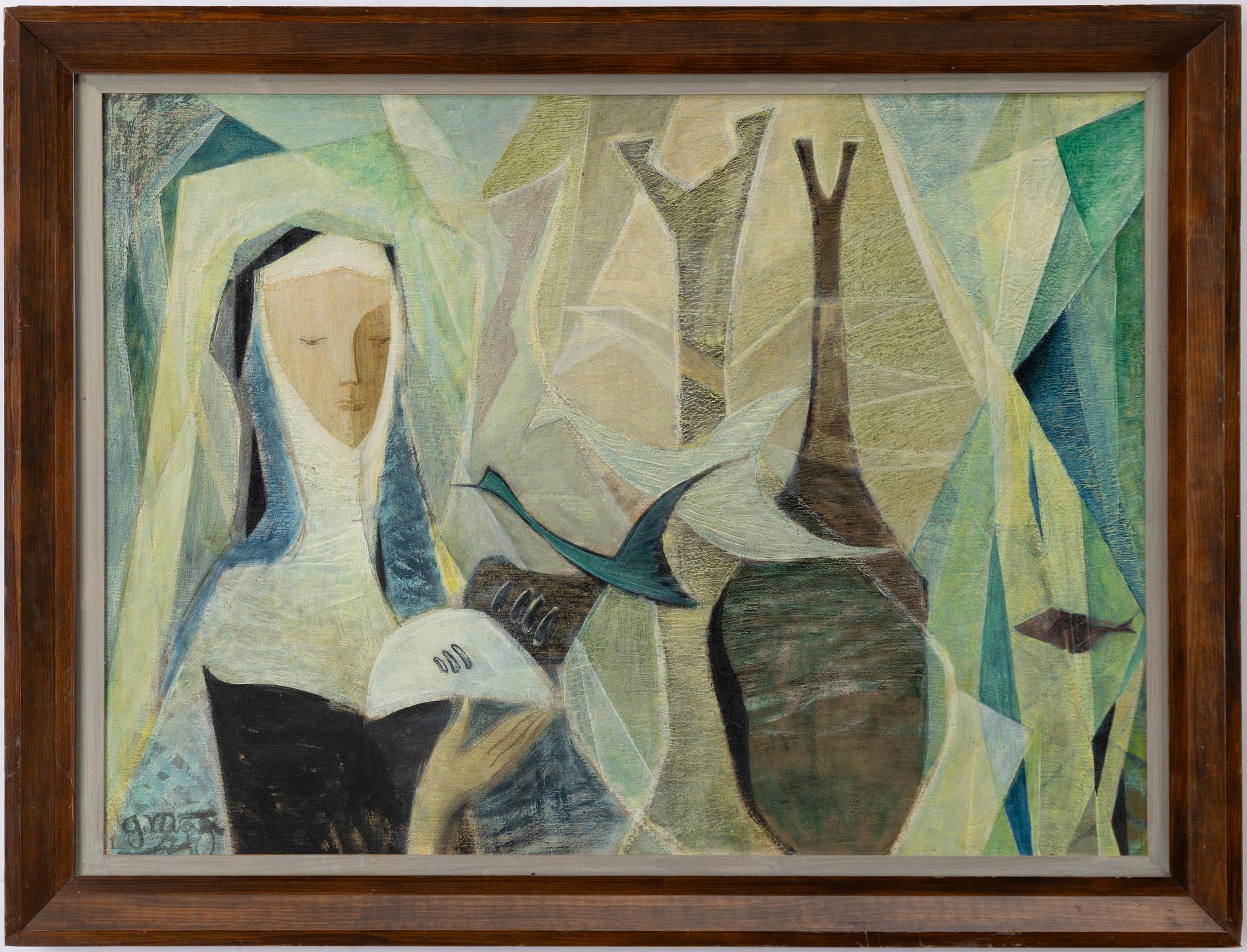 Gustav Mägi, Girl with Birds.