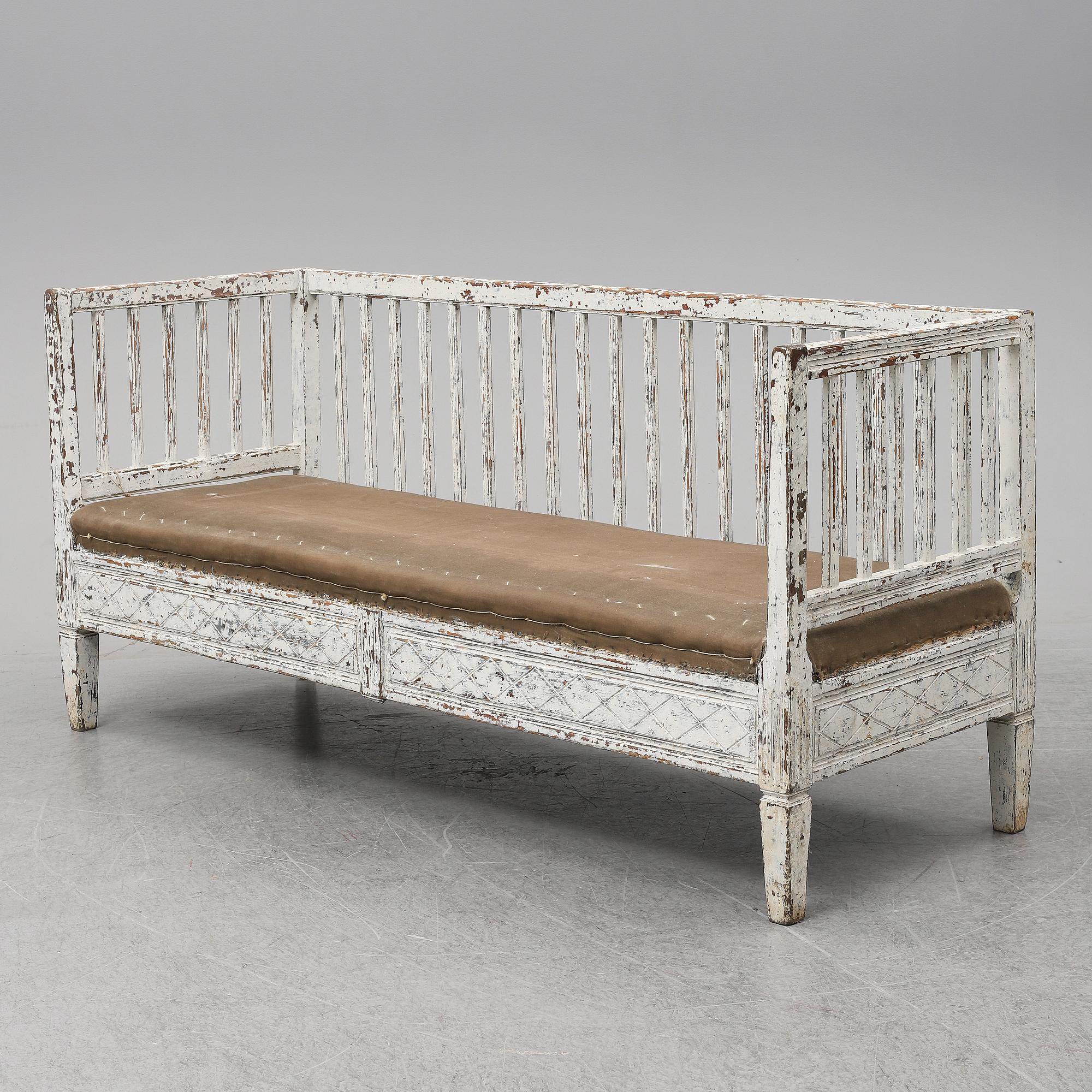 A 19th Century Gustavian style sofa.