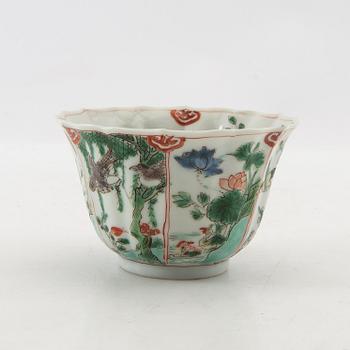 Kopp Kina Qingdynastin, Kangxi (1662-1722) porslin.