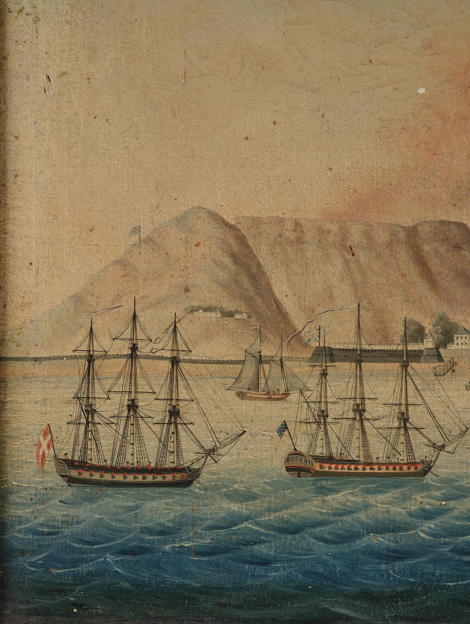 "Table Mountain", Kina, omkring 1800.