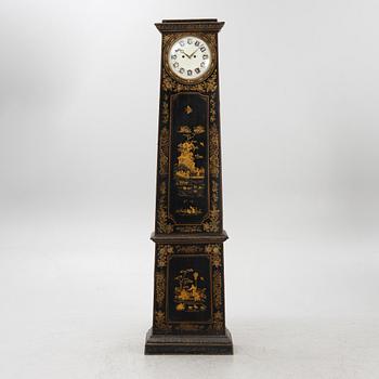 A 18th century longcase clock.