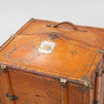 A travel suitcase, Brazil, early 20th century.