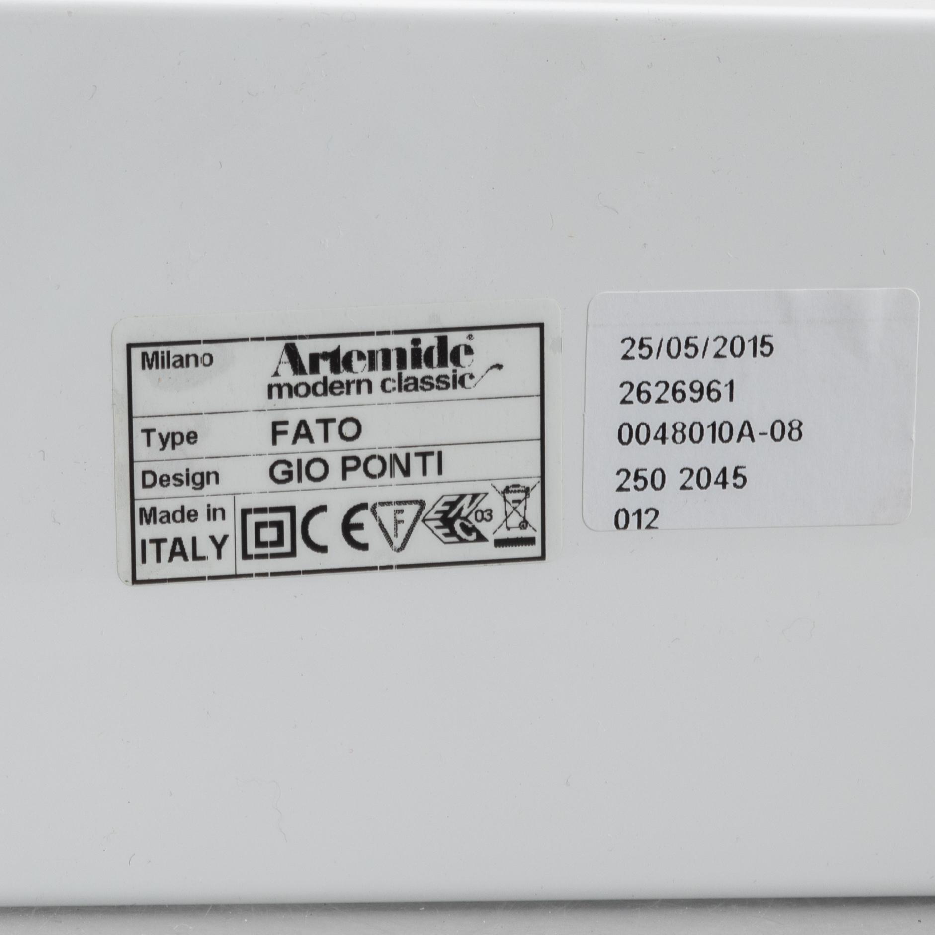 Gio Ponti, table lamp, model "Fato", Artemide.