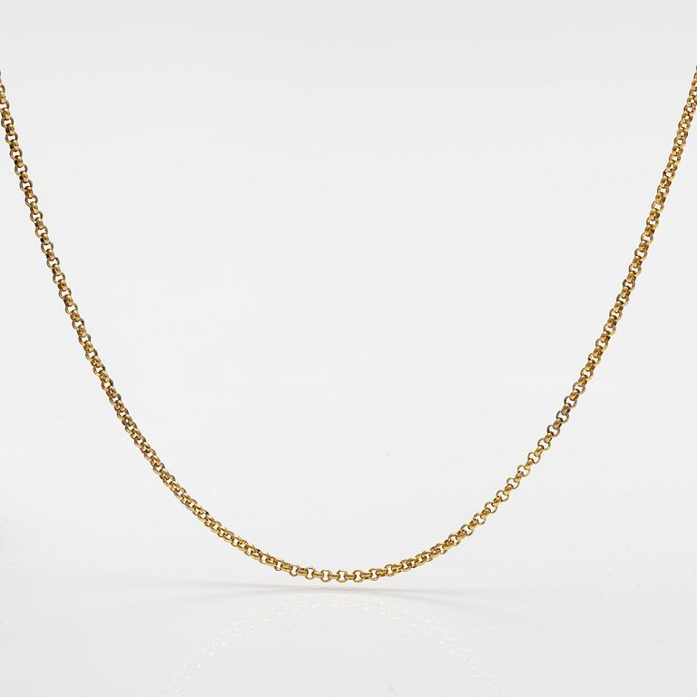 A 14K gold necklace. A TIllander, Helsinki.