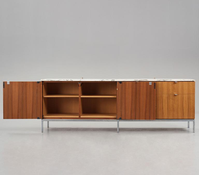 Florence Knoll, a sideboard, Knoll International, executed on license by Nordiska Kompaniet NK Inredningar Sweden 1966.