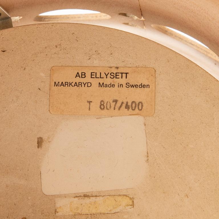 Hans-Agne Jakobsson, ceiling lamp model T-807 Elysett Markaryd from the 1960s/70s.