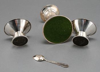 PARTI SILVER, 17 delar, bland annat Svedboms Guldsmeds Ab, Vetlanda, 1900-tal.