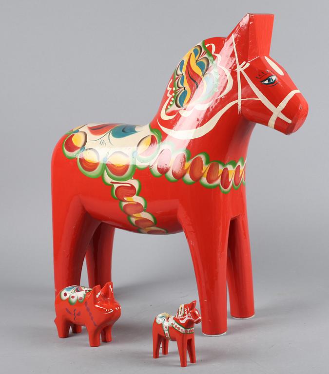 DALAHÄST, trä. 1900-tal. H 53.