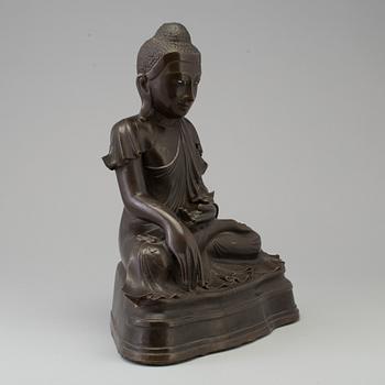 Buddha brons, omkring 1900.