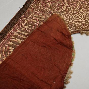 DÖRRTEXTIL, orientalisk, troligen 1800-tal.