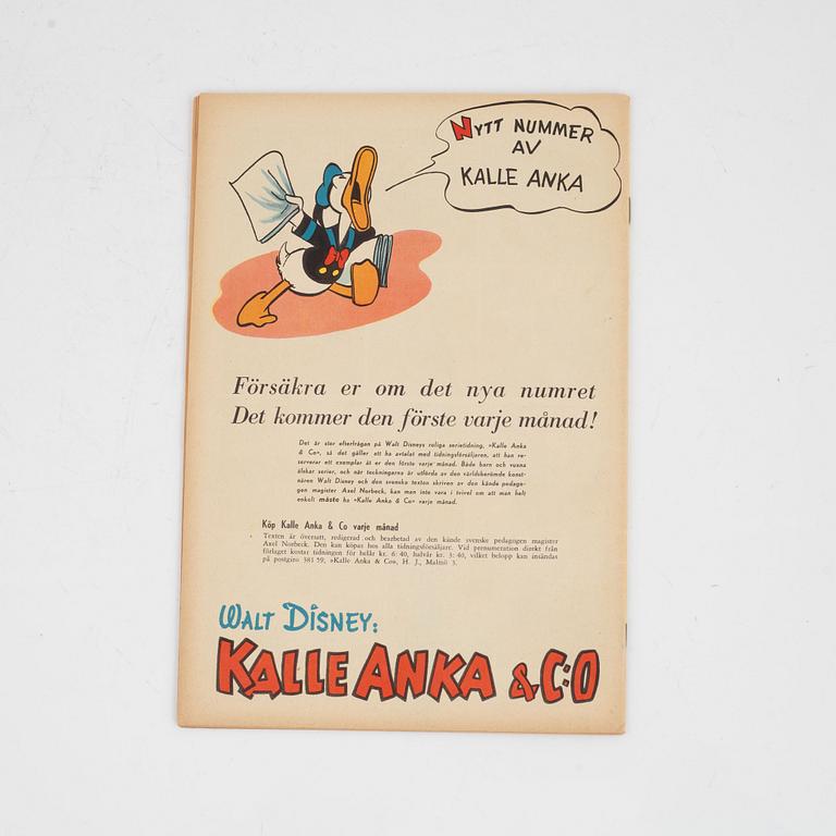 Comic book, "Kalle Anka & Co" No. 7, 1949.