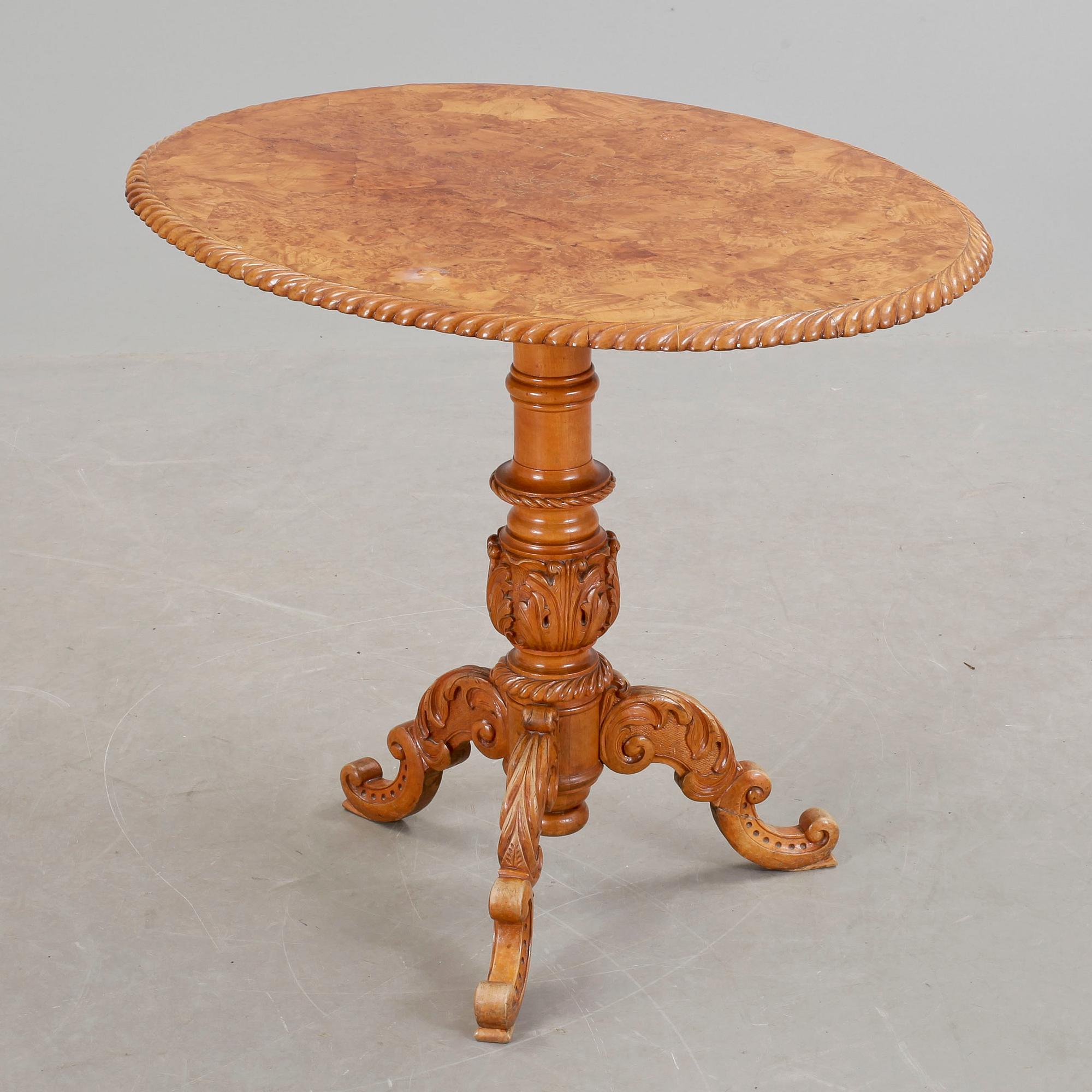 SALONGSBORD, 1800-talets slut.