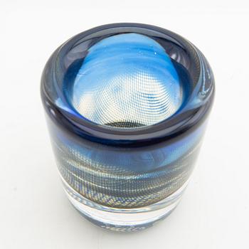 Sven Palmqvist, two vases, 'Kraka', Orrefors, late 20th century.