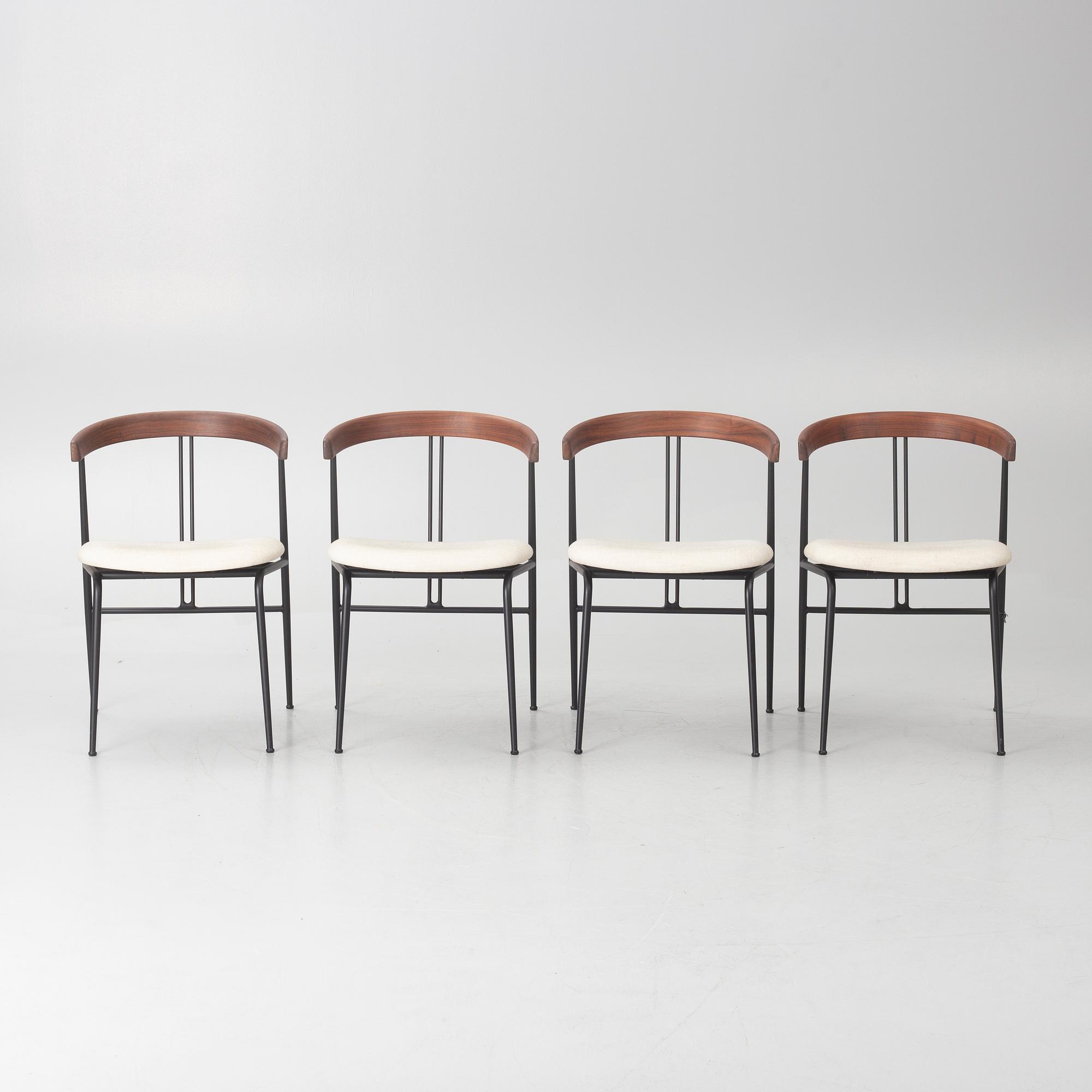 GamFratesi, four 'Violin' chairs, Gubi, contemporary.